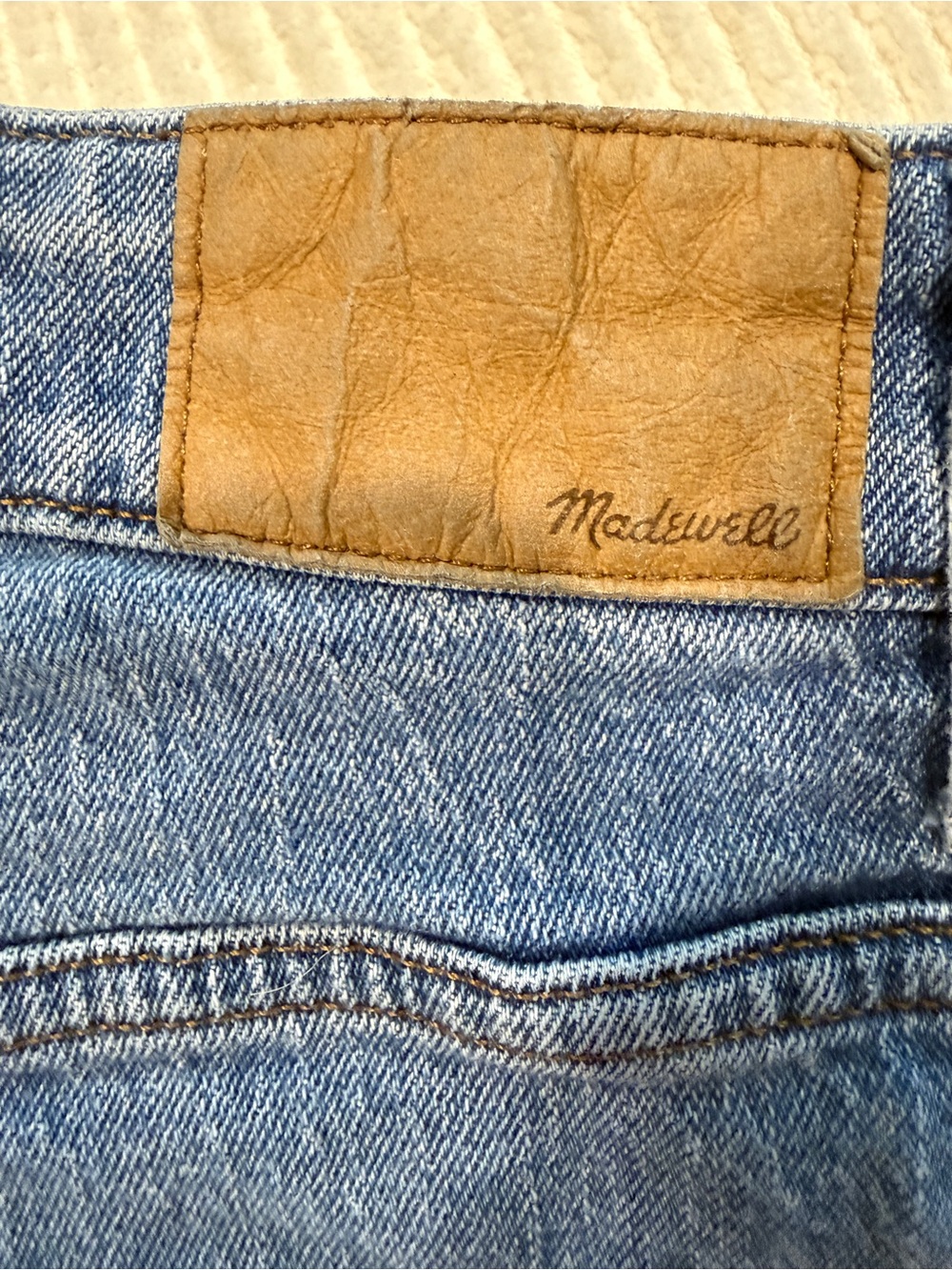 Madewell Curvy 90s Straight Jeans Size 30 High Rise Light Wash Denim Vintage Fit - Picture 11 of 13